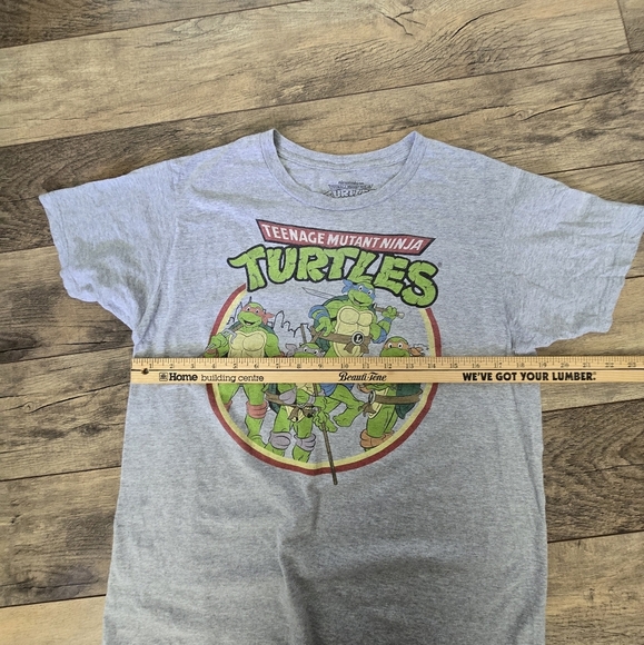 Nickelodeon Gray Teenage Mutant Ninja Turtles Medium T Shirt - Picture 5 of 6